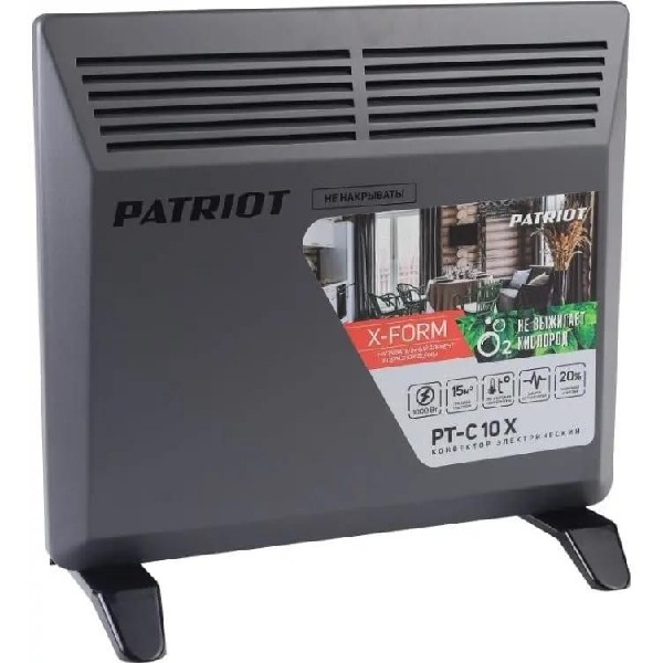 Конвектор Patriot PT-C 10 X 1000 Вт серый