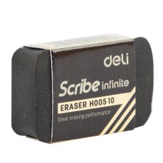 Ластик Deli EH00510 Scribe Infinite черный